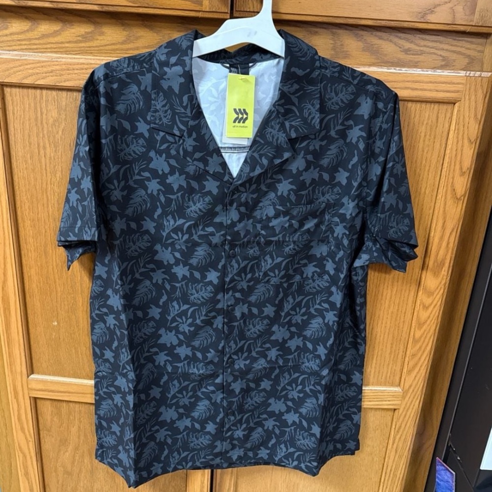 Target Black Floral Men's Shirt